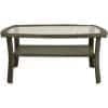Hanover Accessories Hanover - Newport Woven Coffee Table with Glass Top