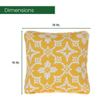 Hanover Accessories Hanover Toss Pillow Floral Pattern - Yellow/White
