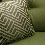 Hanover Accessories Hanover Toss Pillow Geo Stripe Pattern - Green
