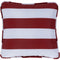 Hanover Accessories Hanover Toss Pillow Stripe Pattern - Red/White