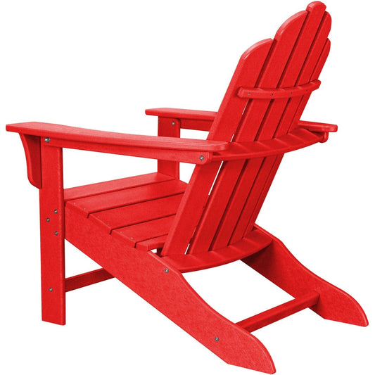 Hanover Adirondack Chairs Hanover- All Weather Contoured Adirondack Chair - Sunset Red | HVLNA10SR