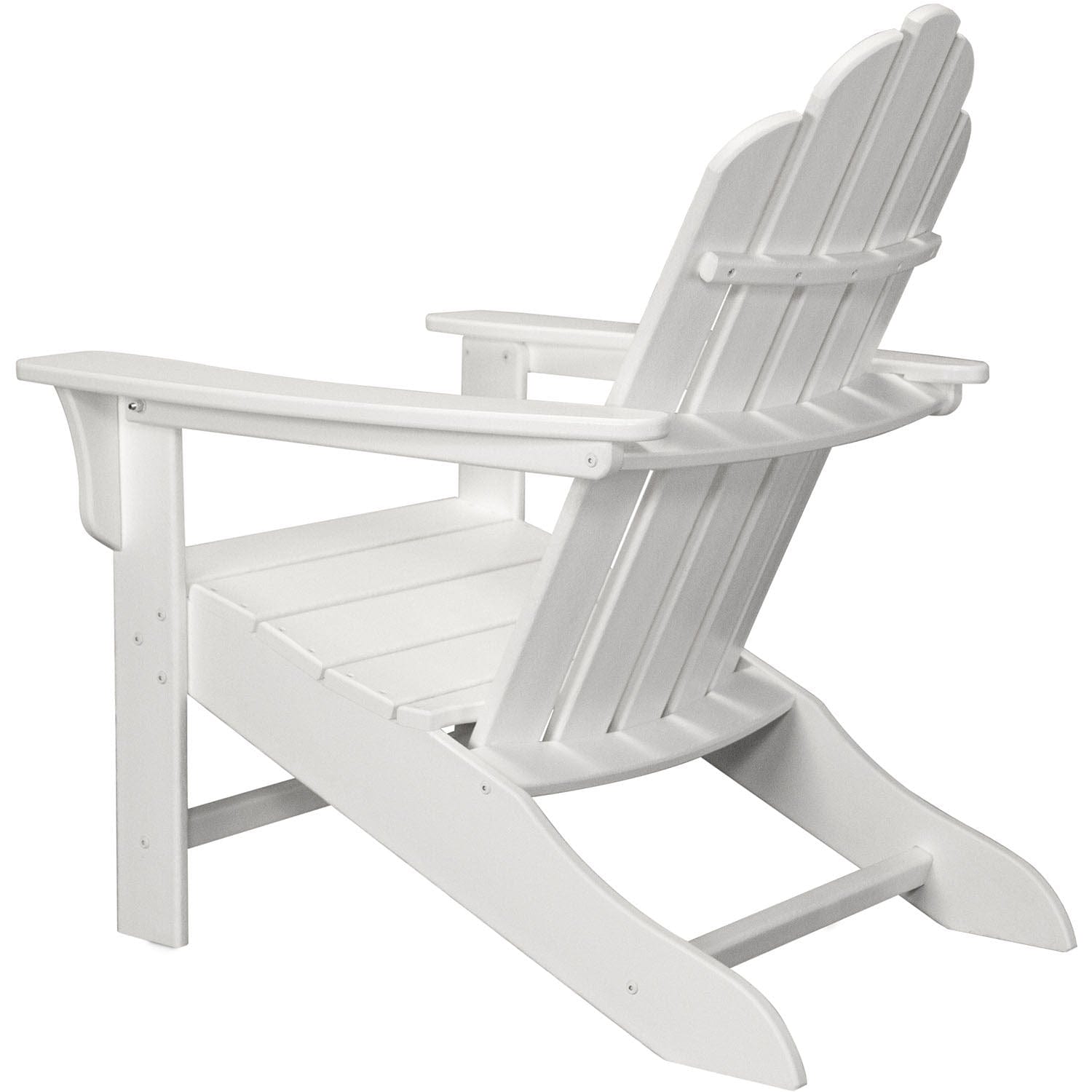 Hanover Adirondack Chairs Hanover | All-Weather Contoured Adirondack Chair - White | HVLNA10WH