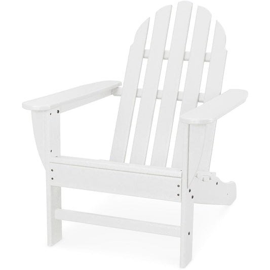 Hanover Adirondack Chairs Hanover Classic All-Weather Adirondack Chair in White | HVAD4030WH