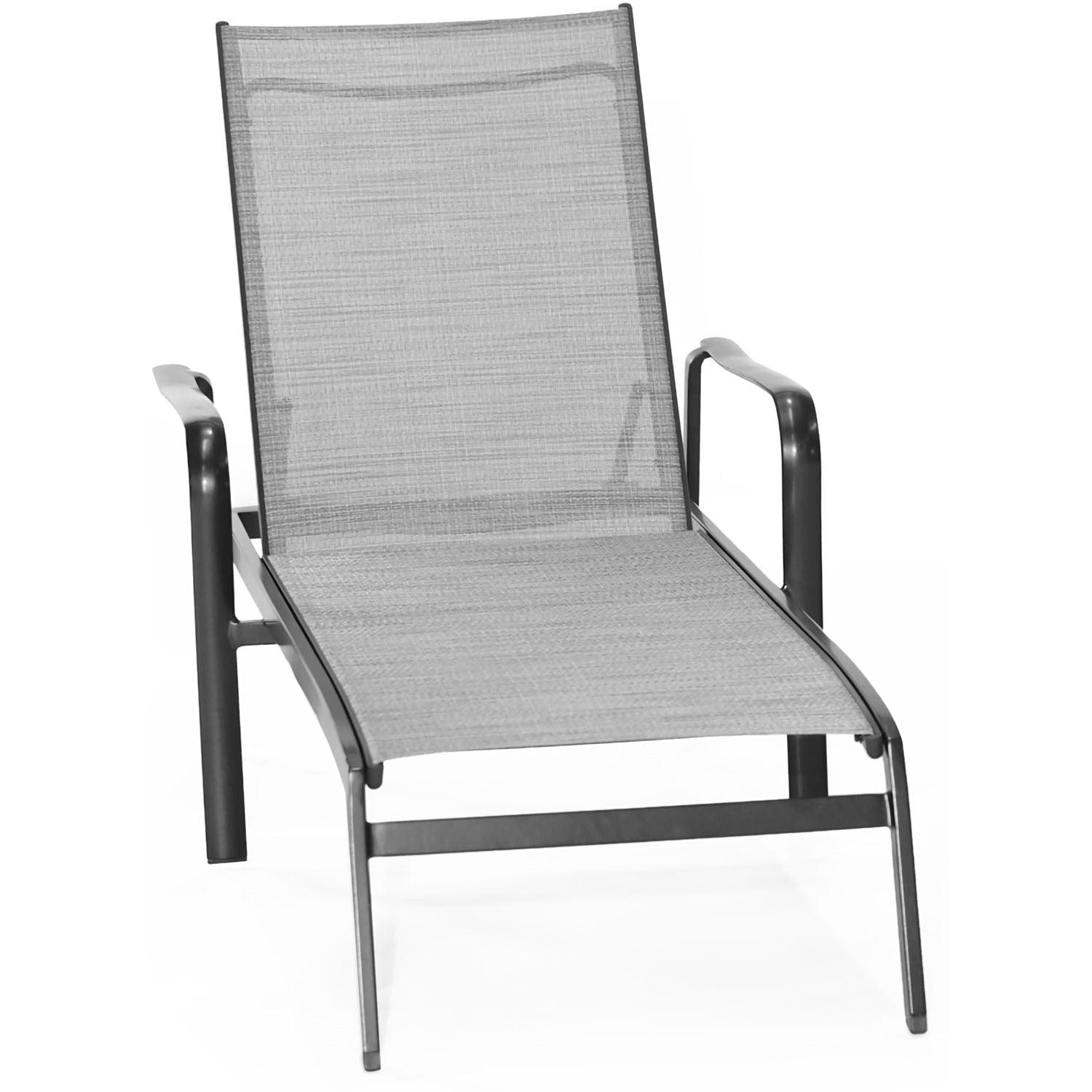 Hanover Chaise Lounge Hanover - Foxhill 1pc Chaise Lounge Chair | FOXCHS-GRY