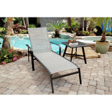 Hanover Chaise Lounge Hanover - Foxhill 1pc Chaise Lounge Chair | FOXCHS-GRY