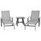 Hanover Chaise Lounge Hanover - Foxhill 3pc: 2 Chaise Lounge Chairs and 22" Side Table