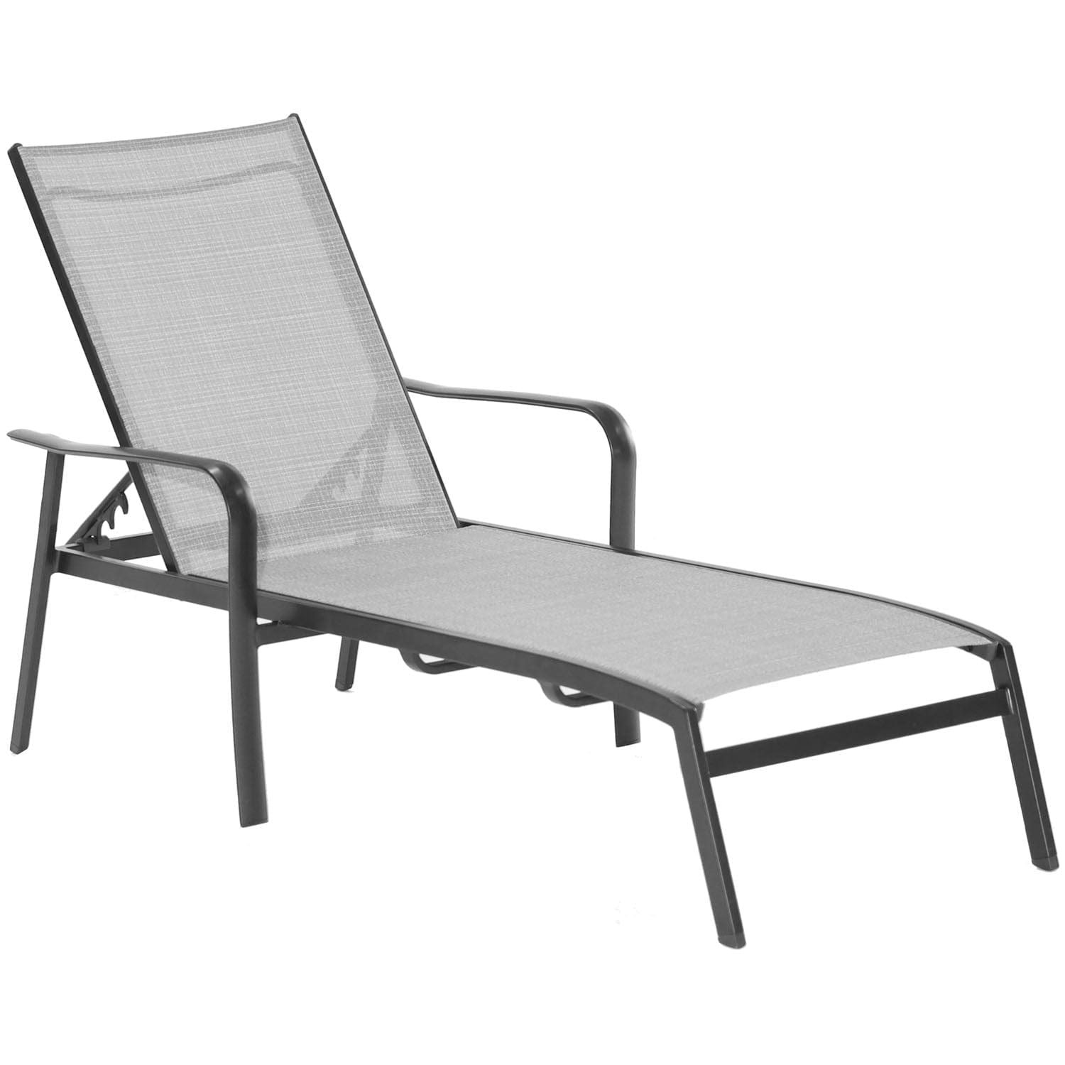 Hanover Chaise Lounge Hanover - Foxhill 3pc: 2 Chaise Lounge Chairs and 22" Side Table | FOXCHS3PC-GRY