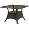 Hanover Dining Hanover - Square Glass Top Woven Dining Table