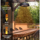 Hanover Electric Outdoor Heaters Hanover - 20 in Hanging  Electric Heater-1 heat settings, with Remote