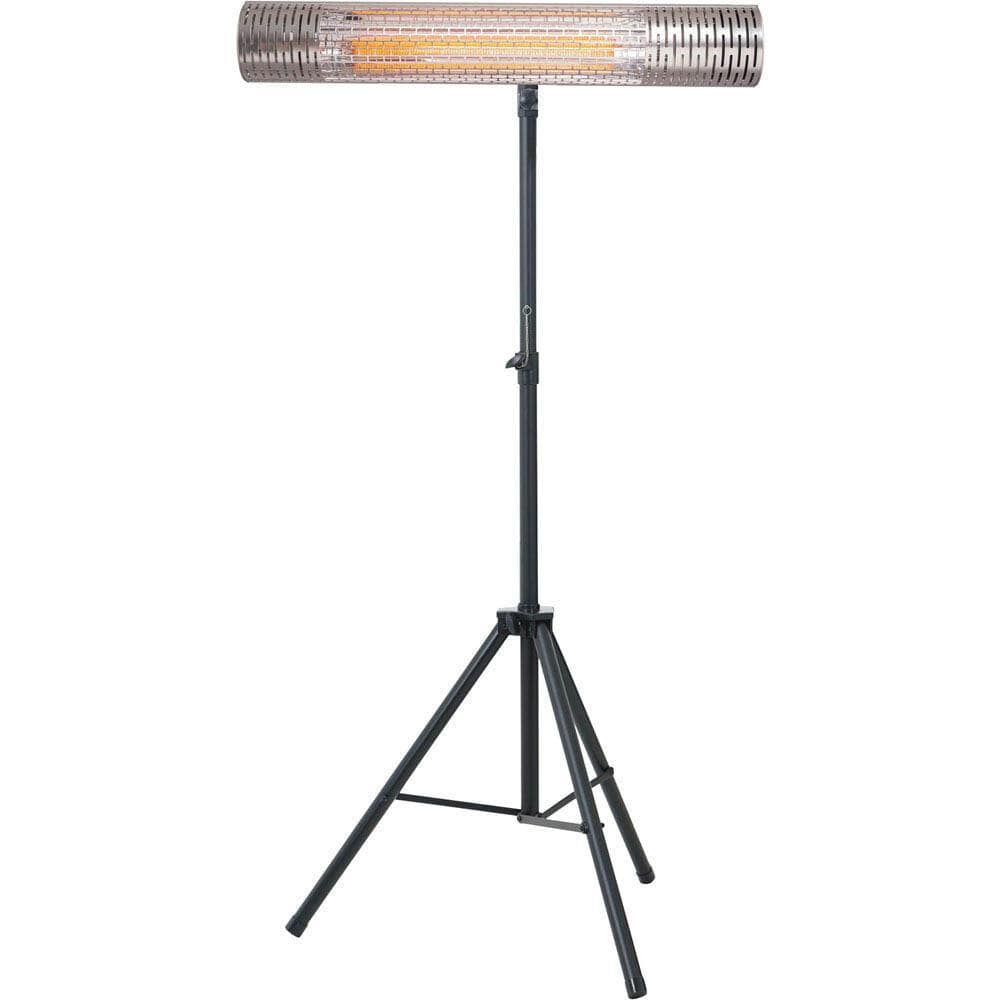 Hanover Electric Outdoor Heaters Hanover - 30.7" Electric Infrared Carbon Lamp with Remote Control and Tripod Stand