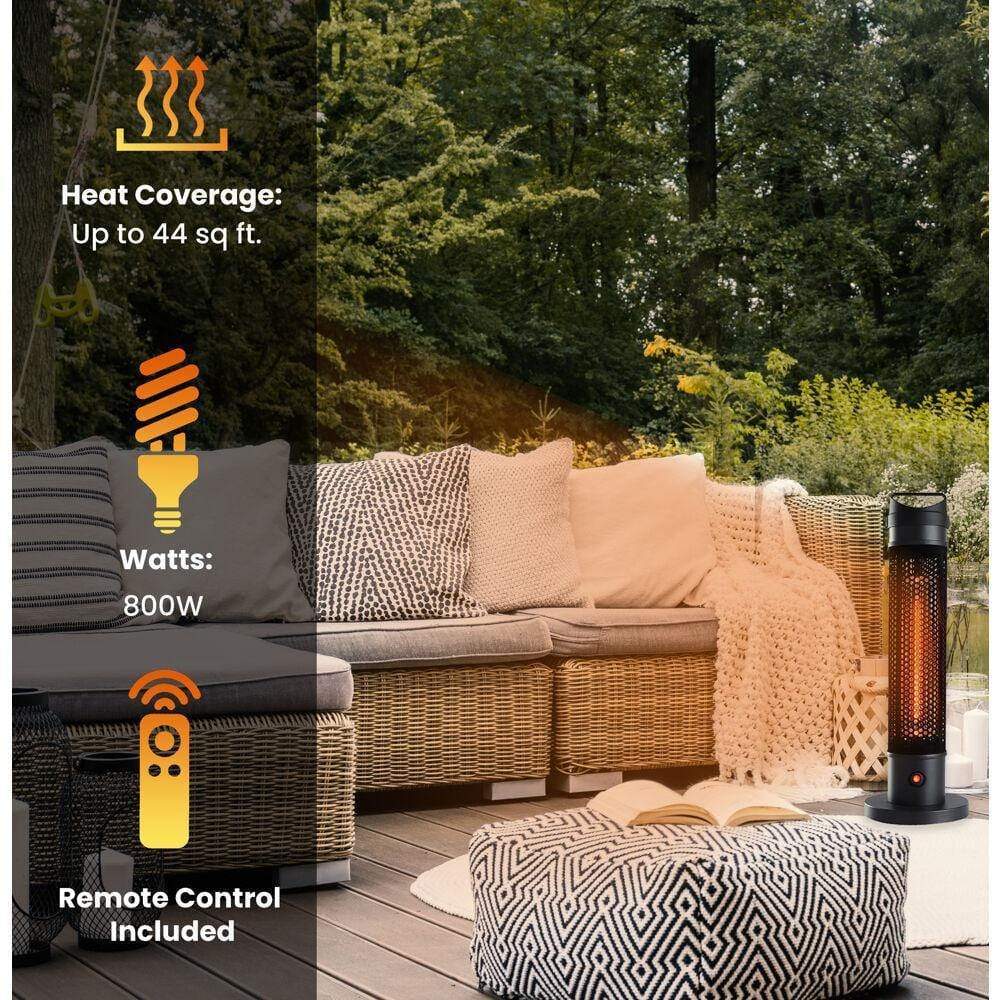 Hanover Electric Outdoor Heaters Hanover - 8 in Portable Tabletop Heater-2 heat settings