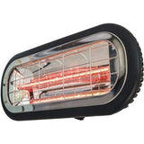 Hanover Electric Outdoor Heaters Hanover Electric Halogen Infrared Heat Lamp for Hanging or Mounting, Black
