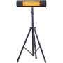 Hanover Hanover 34.6" Wide Electric Carbon Infrared Heat Lamp with Remote Control and Tripod Stand, Black, HAN1041ICBLK-TP