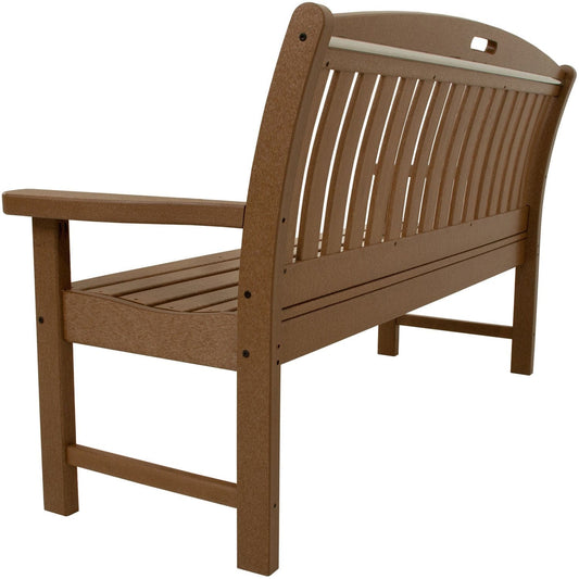 Hanover Outdoor Bench Hanover - Outdoor Furniture HVNB60TE Avalon All Weather Porch Bench, 60", Teak | HVNB60TE