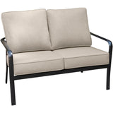 Hanover Outdoor Chairs Hanover - Commercial Aluminum Loveseat with Sunbrella Cushion