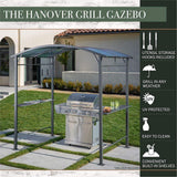 Hanover Outdoor Decor Hanover Hanover Grill Gazebo 90" x 59" x 90"