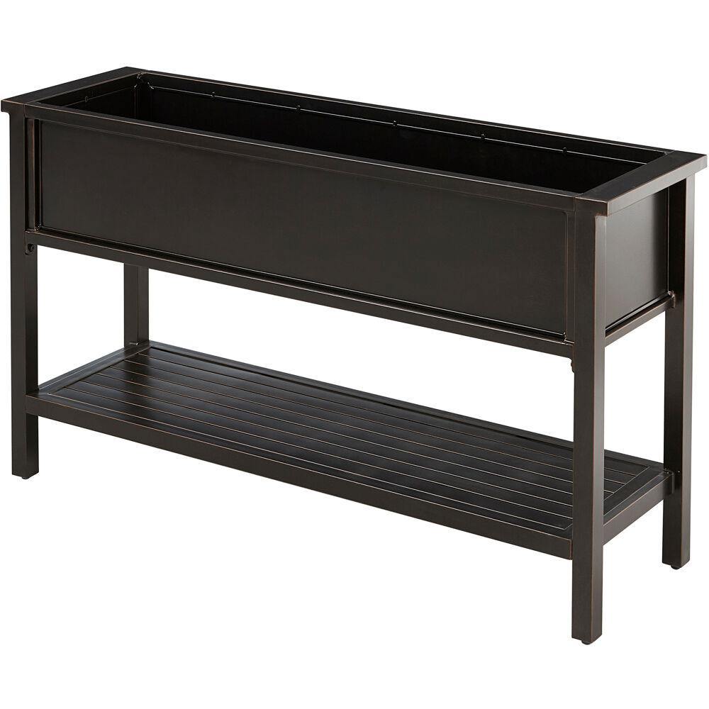 Hanover Outdoor Decor Hanover Traditions 51-in. Raised Garden Bed Planter with Storage Shelf