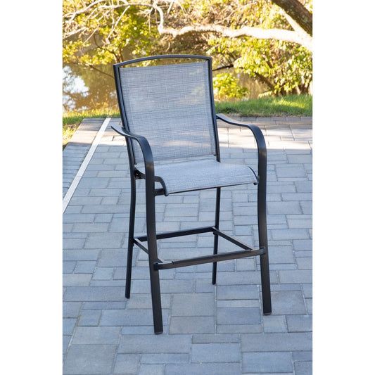 Hanover Outdoor Dining Chairs Hanover - Commercial Alum Sling Counter Height Dining Chair S/1