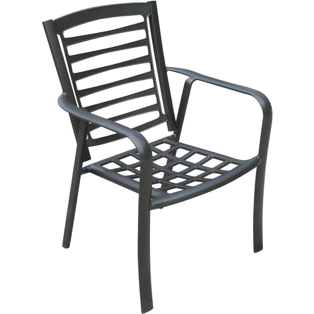 Hanover Outdoor Dining Chairs Hanover - Commercial aluminum dining chair with Sunbrella cushion