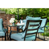 Hanover Outdoor Dining Set Hanover Lavallette 5-Piece Dining Set in Ocean Blue - LAVDN5PC-BLU