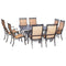 Hanover Outdoor Dining Set Hanover - Manor 9-Piece Outdoor Dining Set with Large Square Table MANDN9PCSQ