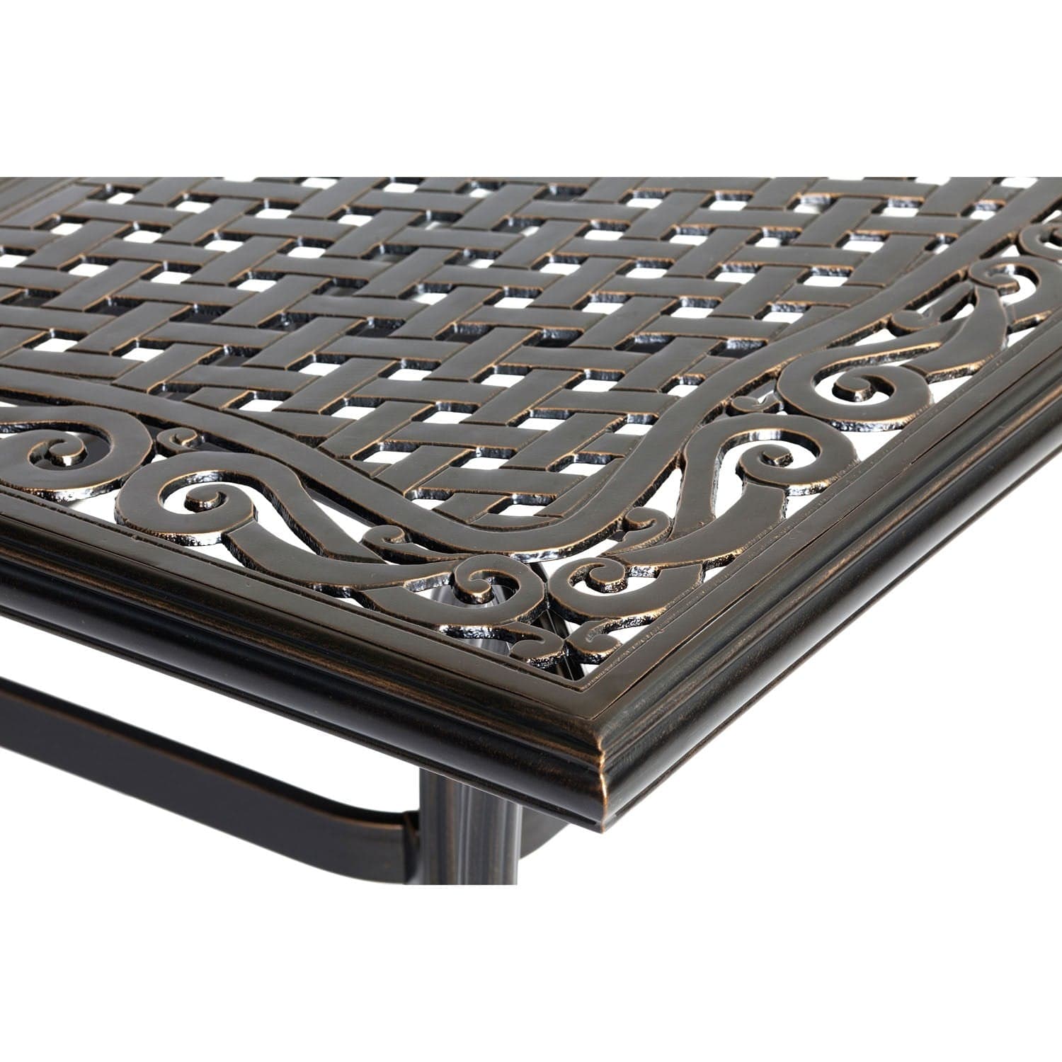 Hanover Outdoor Dining Set Hanover - Traditions 9-Piece Dining Set in Blue with 6 Dining Chairs, 2 Benches, and a 60" x 84" Cast-Top Dining Table - TRADDN9PCBN-BLU