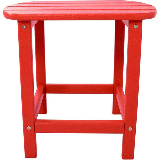 Hanover Outdoor Side Table Hanover All-Weather Side Table - Sunset Red