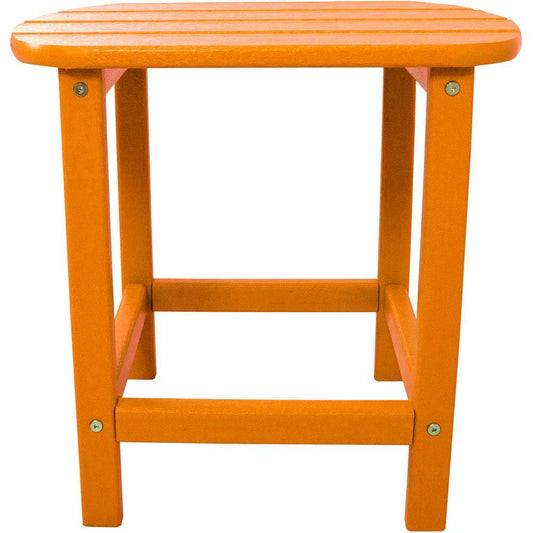 Hanover Outdoor Side Table Hanover All-Weather Side Table - Tangerine