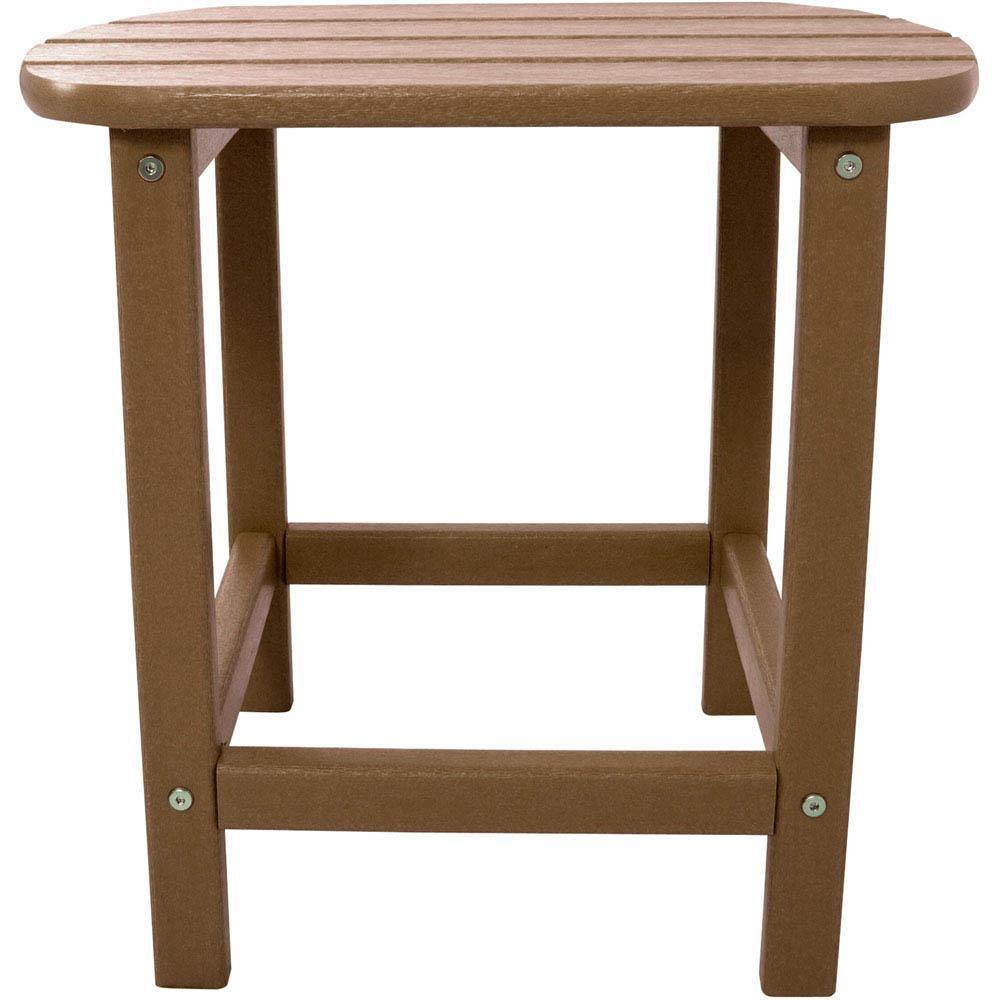 Hanover Outdoor Side Table Hanover All-Weather Side Table - Teak