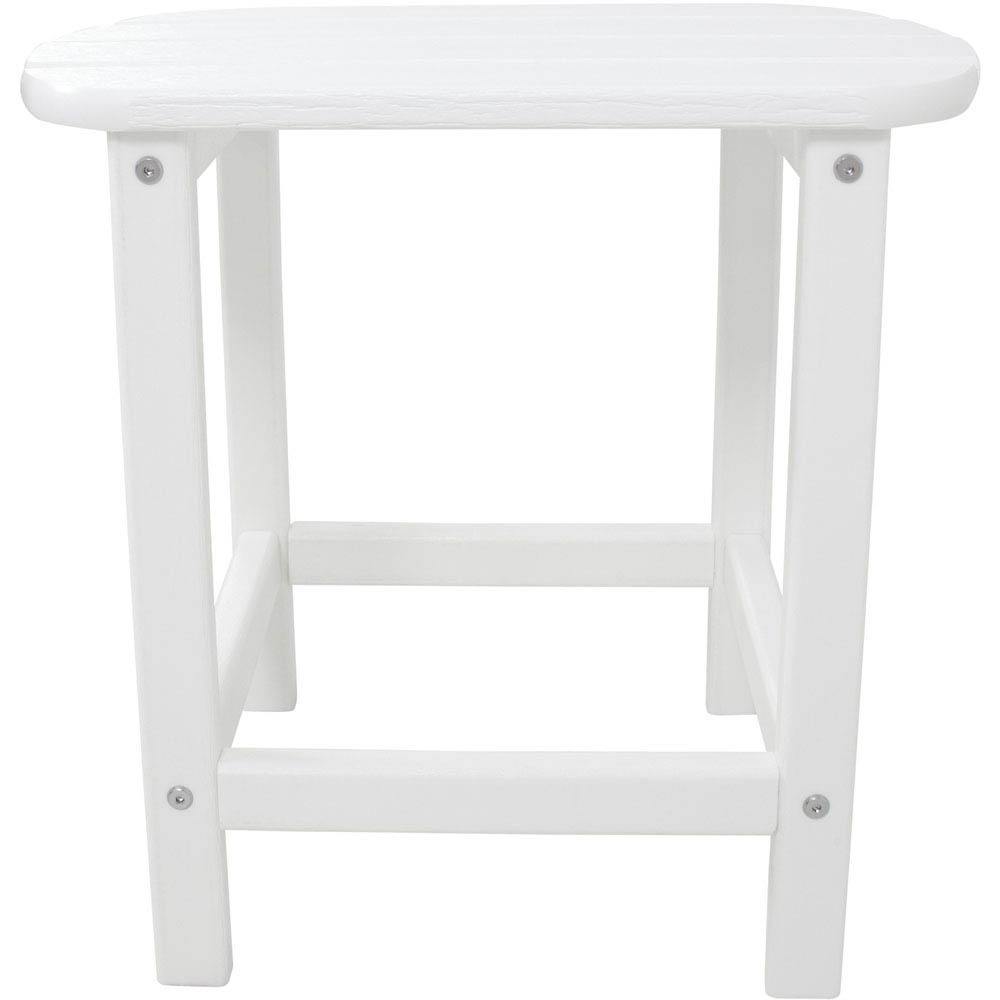 Hanover Outdoor Side Table Hanover All-Weather Side Table - White