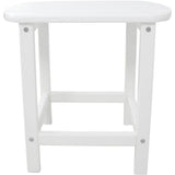 Hanover Outdoor Side Table Hanover All-Weather Side Table - White