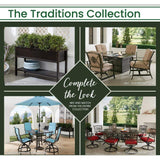 Hanover Outdoor Table Hanover Traditions 50-in. Slat-top Outdoor Console Table