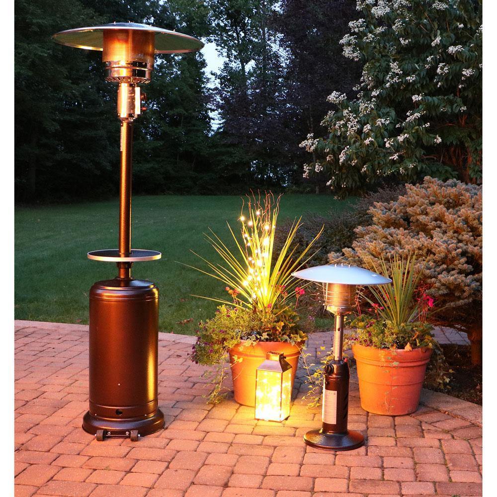 Hanover 48,000 BTU Steel Umbrella Propane Patio Heater in
