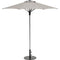 Hanover Patio Umbrella Hanover - Commercial Aluminum 7.5' Umbrella Sunbrella Cast Ash