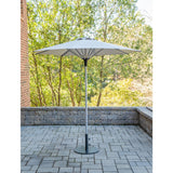 Hanover Patio Umbrella Hanover - Commercial Aluminum 7.5' Umbrella Sunbrella Cast Ash - HANCMDNUMB-ASH