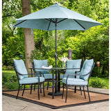 Hanover Table Umbrellas Hanover Lavallette Outdoor Table Umbrella in Blue | LAVALLETTEUMB-B