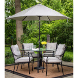 Hanover Table Umbrellas Hanover Table Umbrella for the Lavallette Outdoor Dining Collection |  Gray | LAVALLETTEUMB
