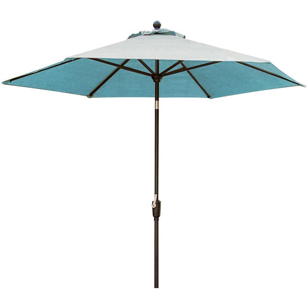 Hanover Table Umbrellas Hanover Traditions 11 Ft. Table Umbrella in Blue