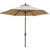 Hanover Table Umbrellas Hanover Traditions 11 Ft. Table Umbrella in Tan
