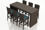 Harmonia Living Barstool and Table Sets Cast Lagoon Harmonia Living - Arden 7 Piece Bar Set
