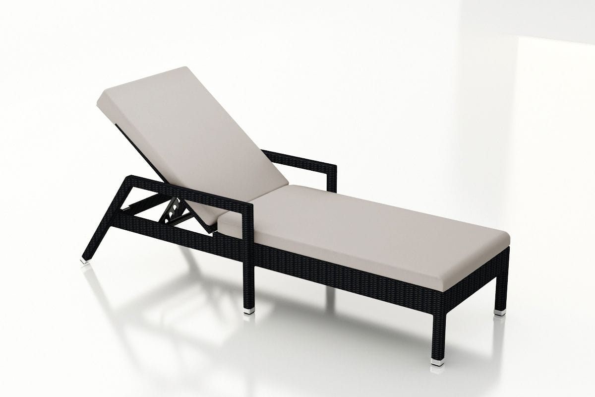 Harmonia Living Chaise Lounge Cast Silver Harmonia Living - Urbana Reclining Chaise Lounge |  HL-URBN-CB-RCL