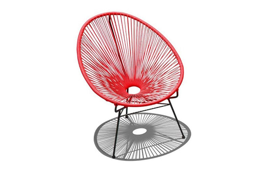 Harmonia Living Outdoor Acapulco Chairs Candy Apple/Black Harmonia Living - Acapulco Lounge Chair