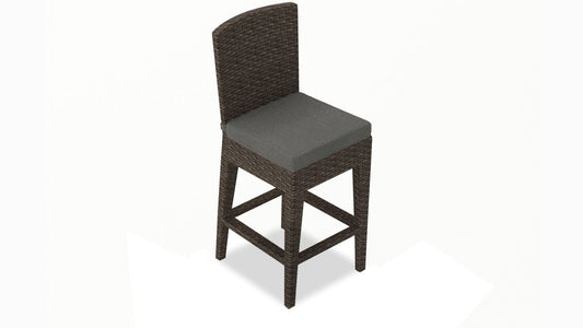 Harmonia Living Outdoor Barstool Canvas Charcoal Harmonia Living - Arden Counter Height Chair | HL-ARD-CH-CHC