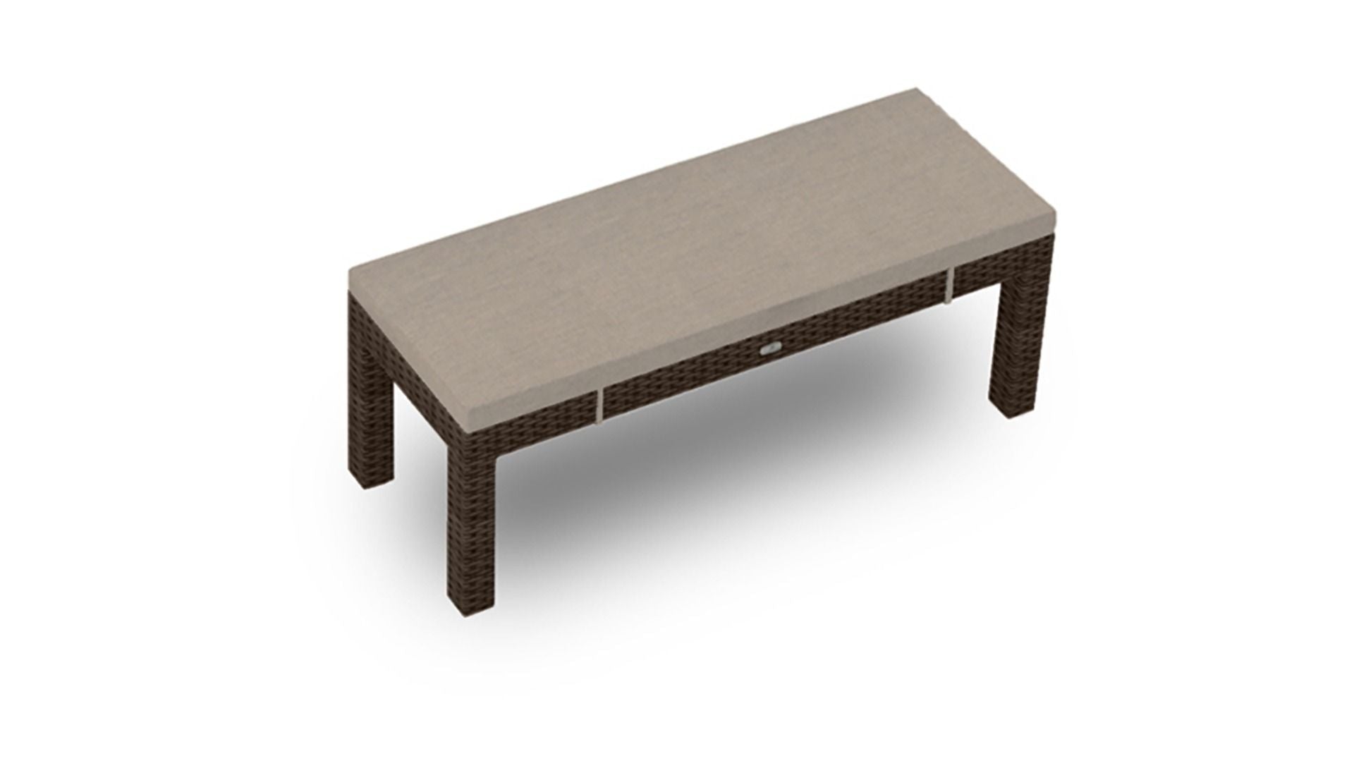 Harmonia Living Outdoor Dining Chair Canvas Flax Harmonia Living - Arden 2-Seater Dining Bench | HL-ARD-CH-2DB