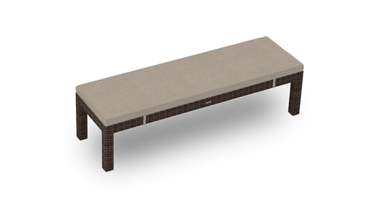 Harmonia Living Outdoor Dining Chair Canvas Flax Harmonia Living - Arden 3-Seater Dining Bench | HL-ARD-CH-3DB