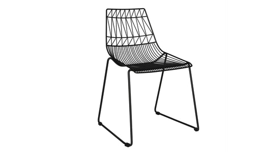 Harmonia Living Outdoor Dining Chair Matte Black Harmonia Living - Ace Dining Side Chair