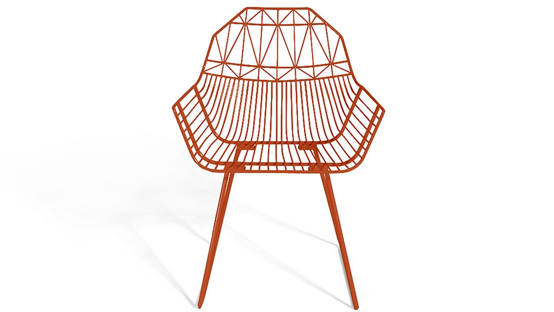 Harmonia Living Outdoor Dining Chair Matte Orange Harmonia Living - Ace Dining Arm Chair