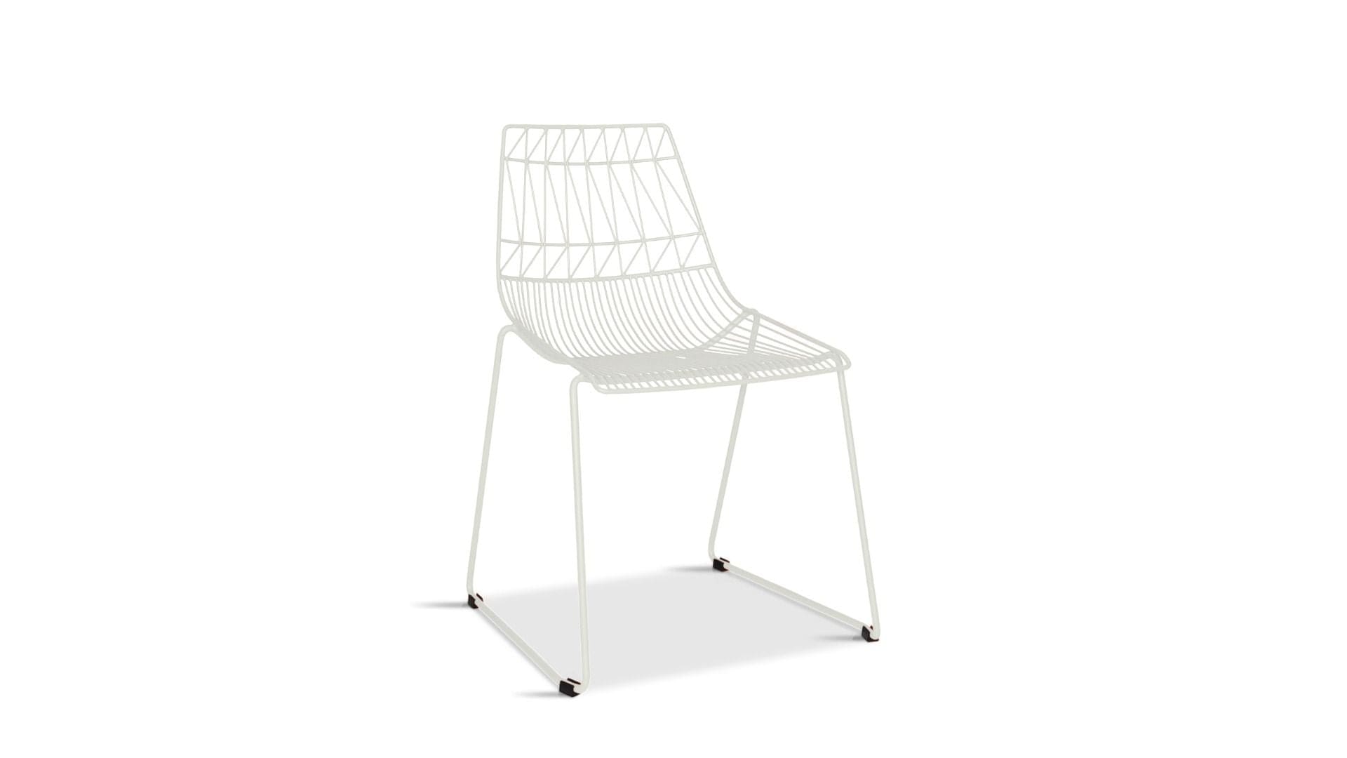Harmonia Living Outdoor Dining Chair Matte White Harmonia Living - Ace Dining Side Chair