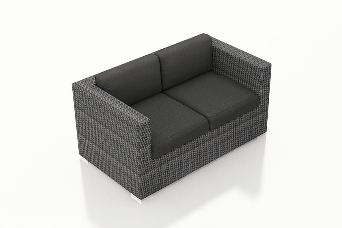 Harmonia Living Outdoor Furniture Canvas Charcoal Harmonia Living - District Loveseat | HL-DIS-TS-LS