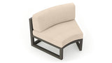 Harmonia Living Outdoor Furniture Canvas Flax Harmonia Living - Avion Curve Seat - Slate (pack of 2) | AVN-CRVS-SL